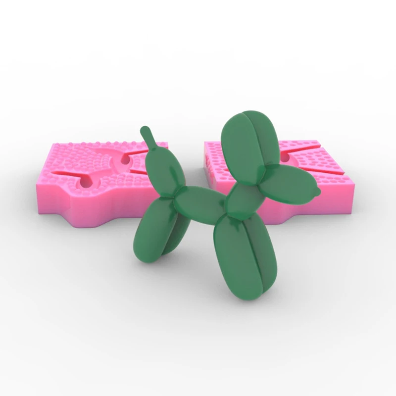 

Balloon Poodle Dog Aromatherapy Candle Silicone Mold DIY Scented Soap Molds for Handmade Decoration Candle Making Supplies