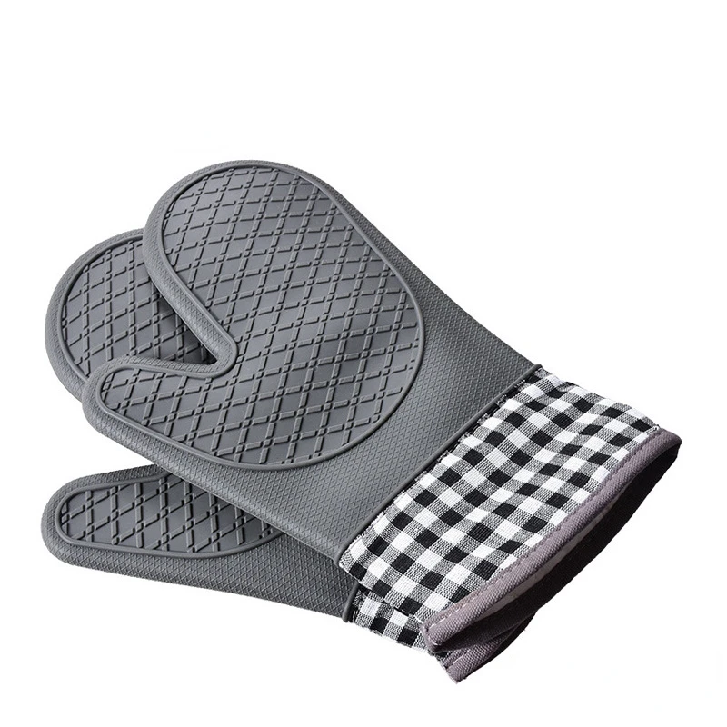 

Microwave Cotton Oven Short Tools Gloves Gloves Cooking Gloves Kitchens Heat Resistant Oven Home Insulated Silicone Oven 2pcs