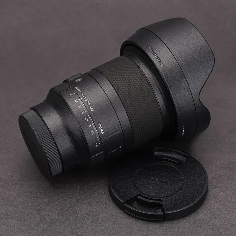 Для Sigma 20 мм F1.4 наклейка виниловая пленка для объектива корпус защитная защитное