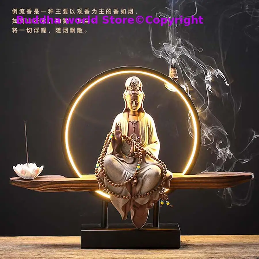 Большой домашний храм высокого качества буддийские статуя Будды светильник