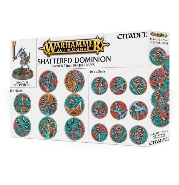 Миниатюры Warhammer Games Workshop Подставка Эра Сигмара: поверженное владычество 25х32 мм