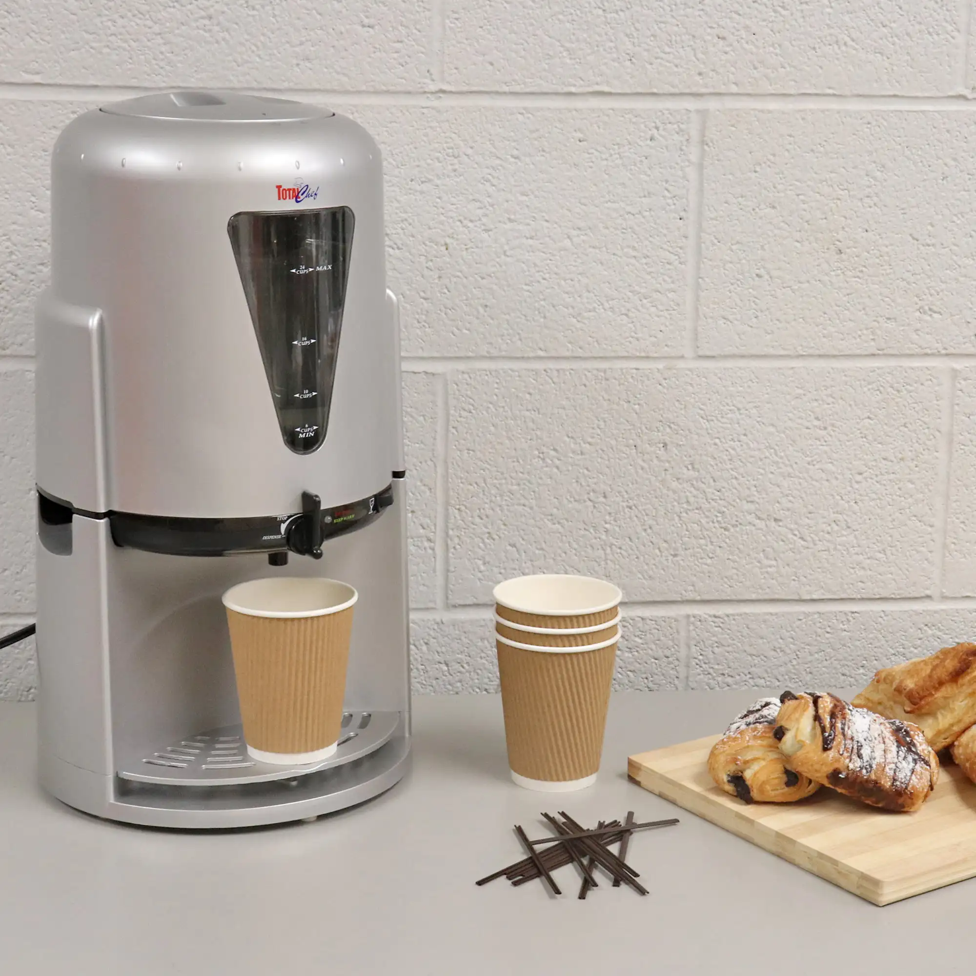 

Coffee and Wine Urn 24 Cup Percolator Hot Beverage Dispenser