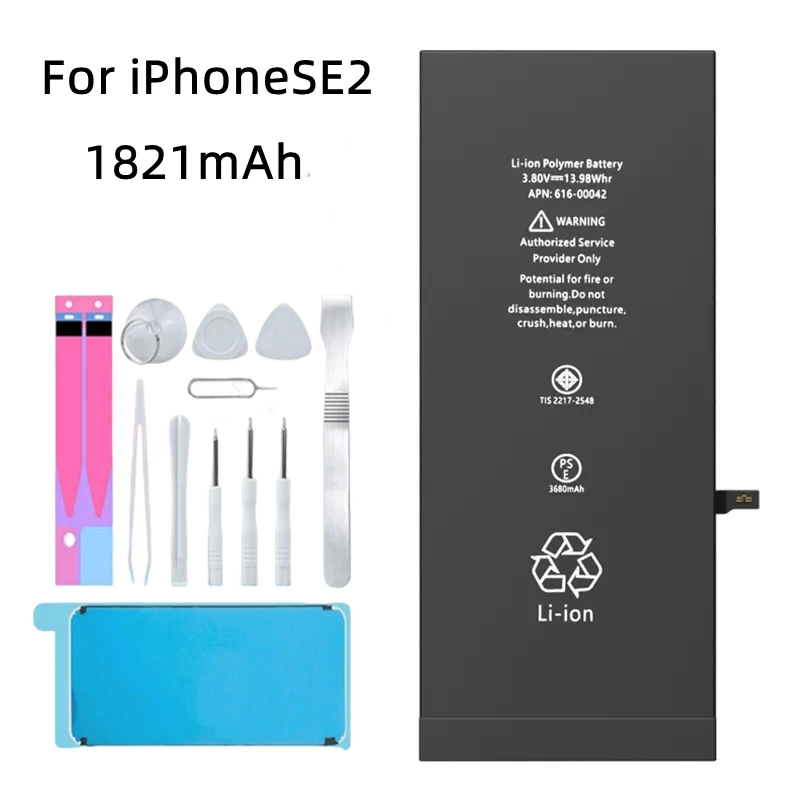 

New Original Phone Battery For iPhone 4 4S High Capacity mAh iPhone4S Replacement Lithium Polymer Bateria + Free Tools