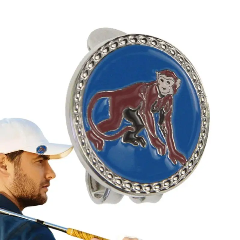 Marker Hat Clip Magnetic Hat Clip Zodiac Design Golf Ball Marker Portable Creative Decorative Ball Marker Golf Tools