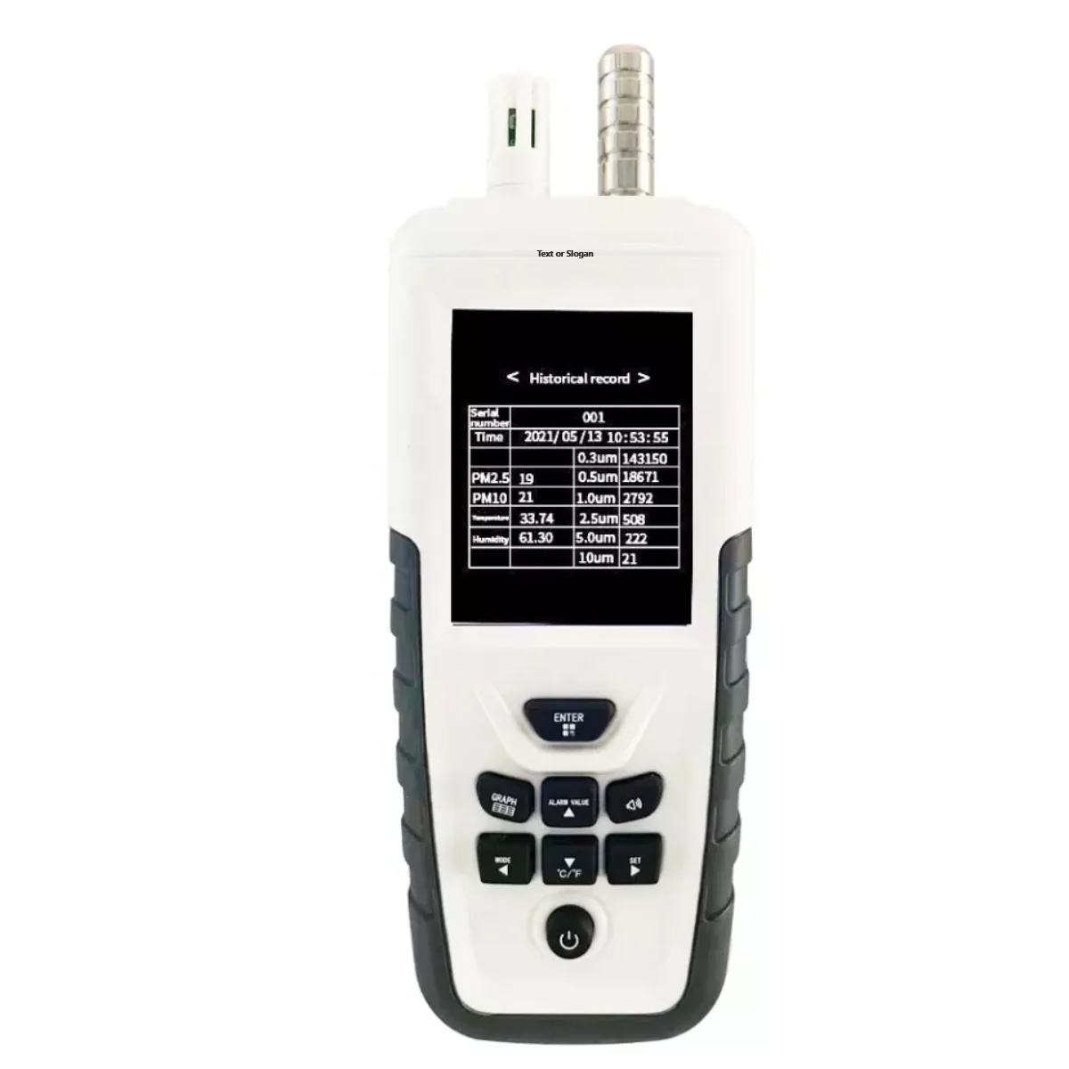 

Air quality detection particle counter Dust PM2.5 detection Portable Laser scattering particle detector six channel counting