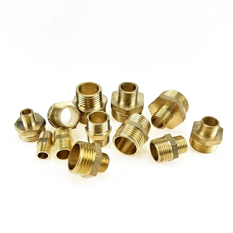 10 шт. латунные коннекторы для труб 1/8 дюйма 1/4 3/8 1/2 с внутренней резьбой