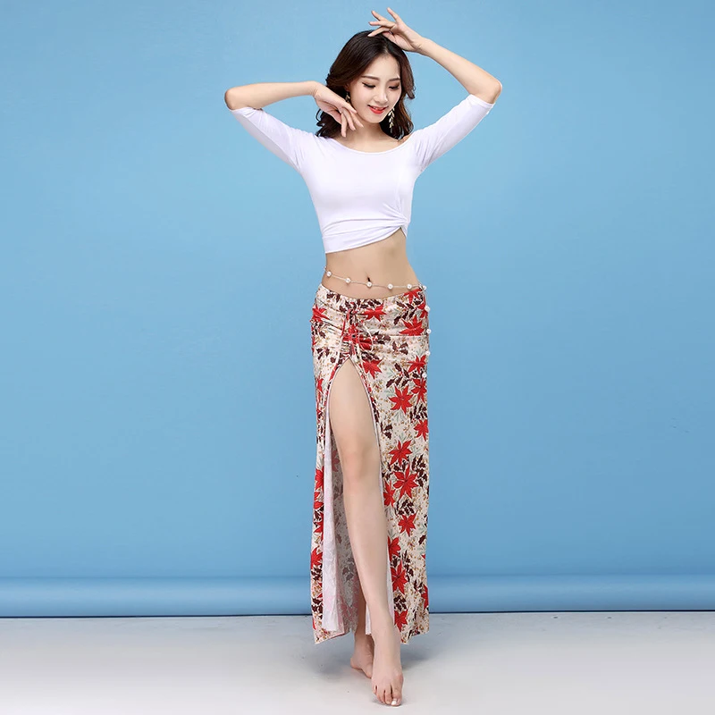 

Топ для танца живота, длинная юбка, пикантная Женская одежда, карнавальные костюмы для танцев на сцене, танцевальные костюмы для взрослых, Цыганская юбка