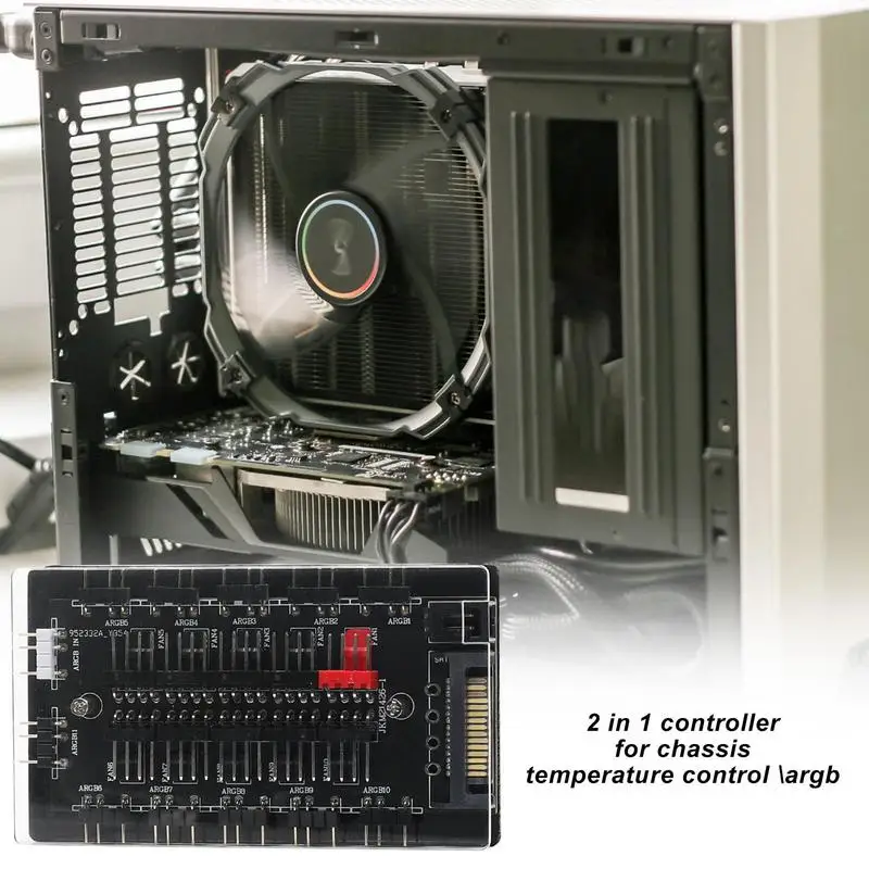 Контроллер вентилятора для ПК 5 В 10 контактов управления температурой