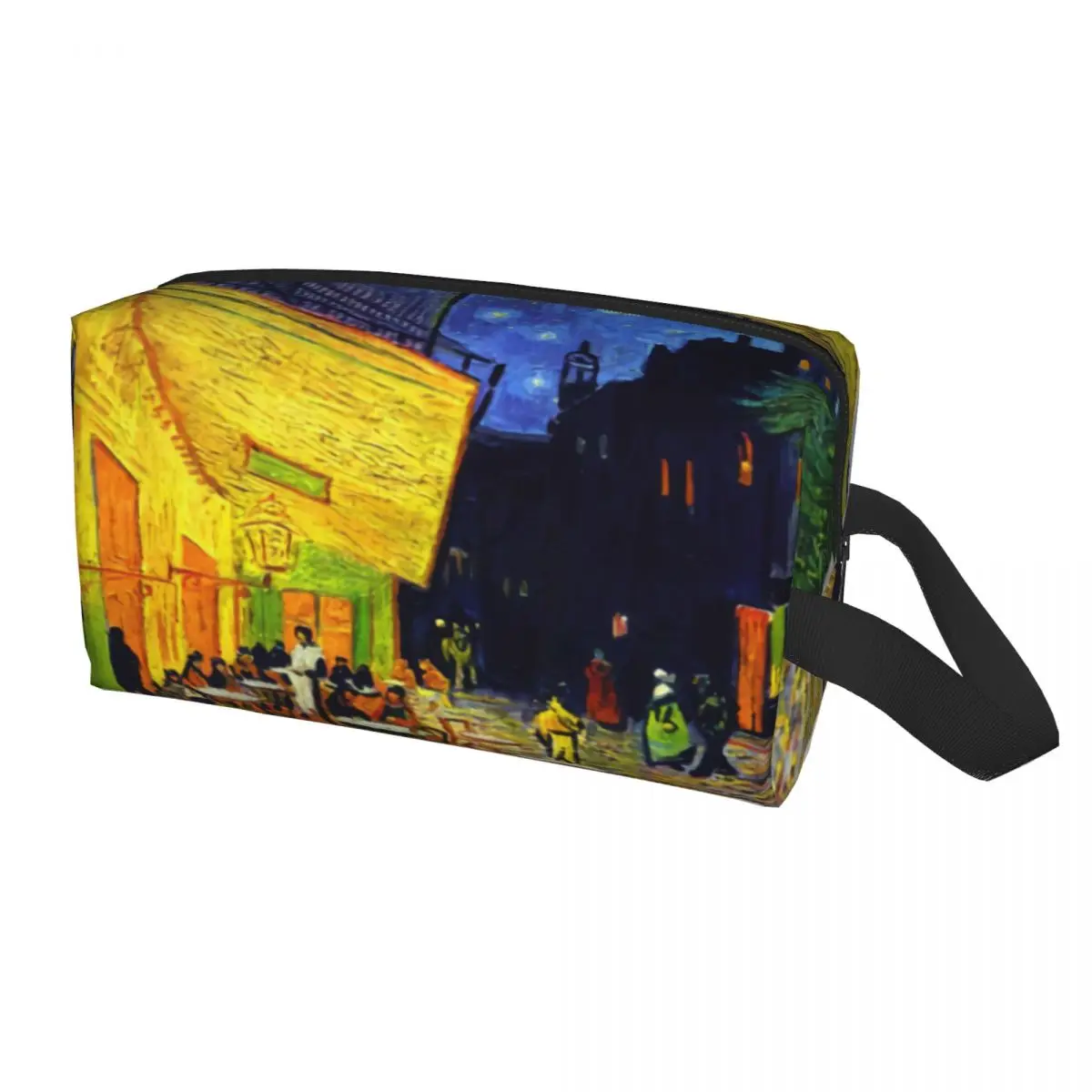 

Cafe Terrace At Night Cosmetic Bag Women Cute Large Capacity Vincent Van Gogh Painting Makeup Case Beauty Storage Toiletry Bags