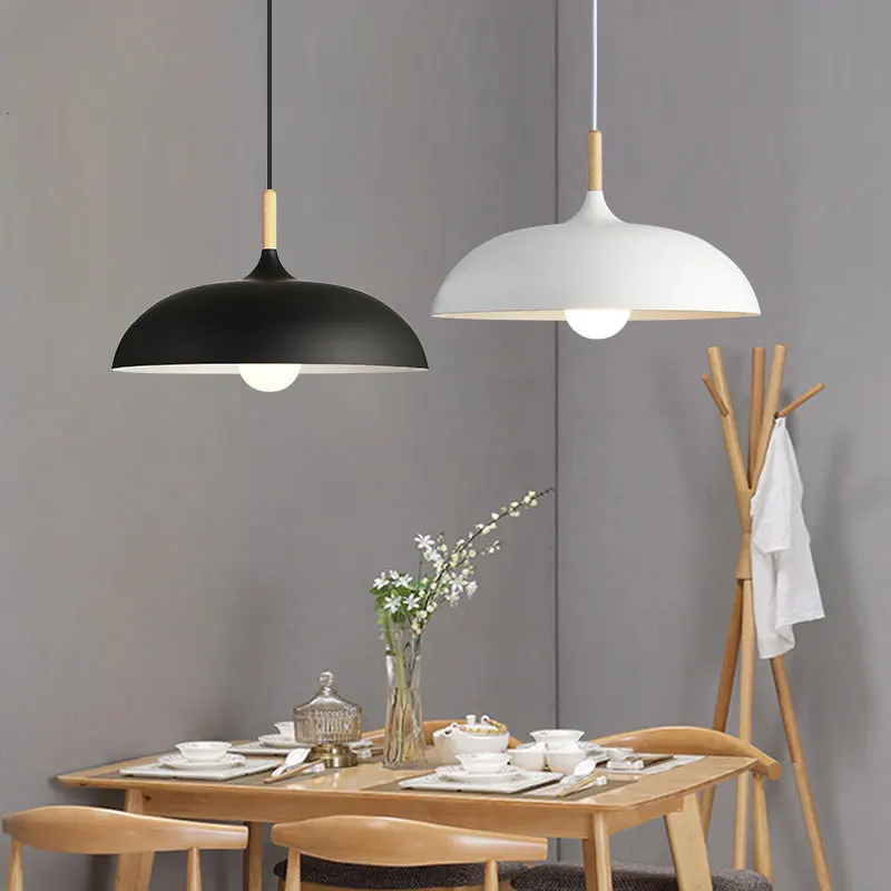 

Minimalist Pendant Lights Nordic Aluminum Lampshade LED Chandeliers For Art Fashion Decor Luminaire Restaurant Hanging Lamp