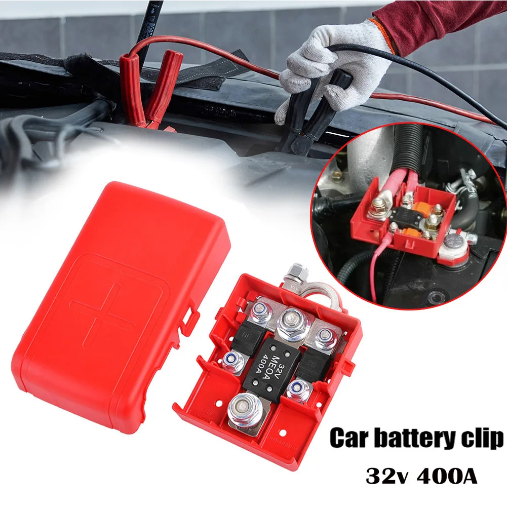 

32V 400A Car Battery Distribution Terminal Quick Release Pile Head With Cover Fuse Boxes And Connector