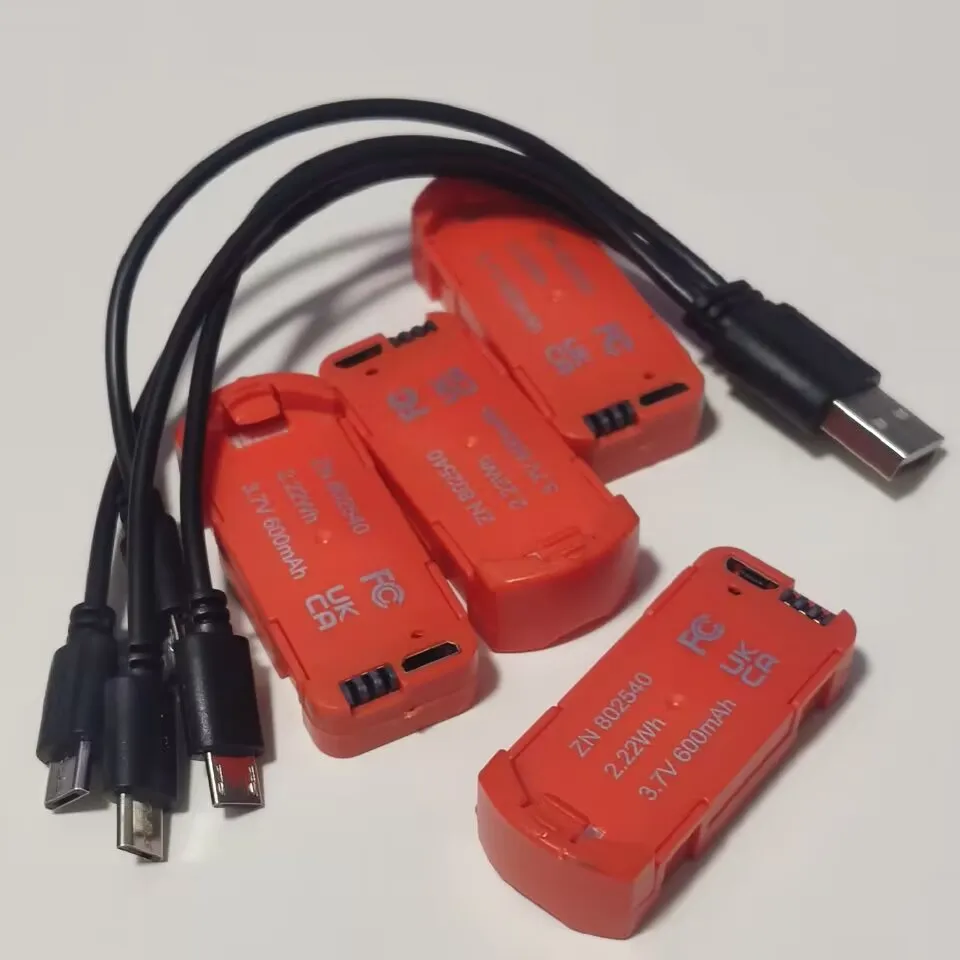 

Оригинальные мини-аккумуляторы XD1 для радиоуправляемых дронов, аксессуары, запасные части для литиевого аккумулятора, 3,7 в, 600 мАч, USB зарядный провод/линия/кабель