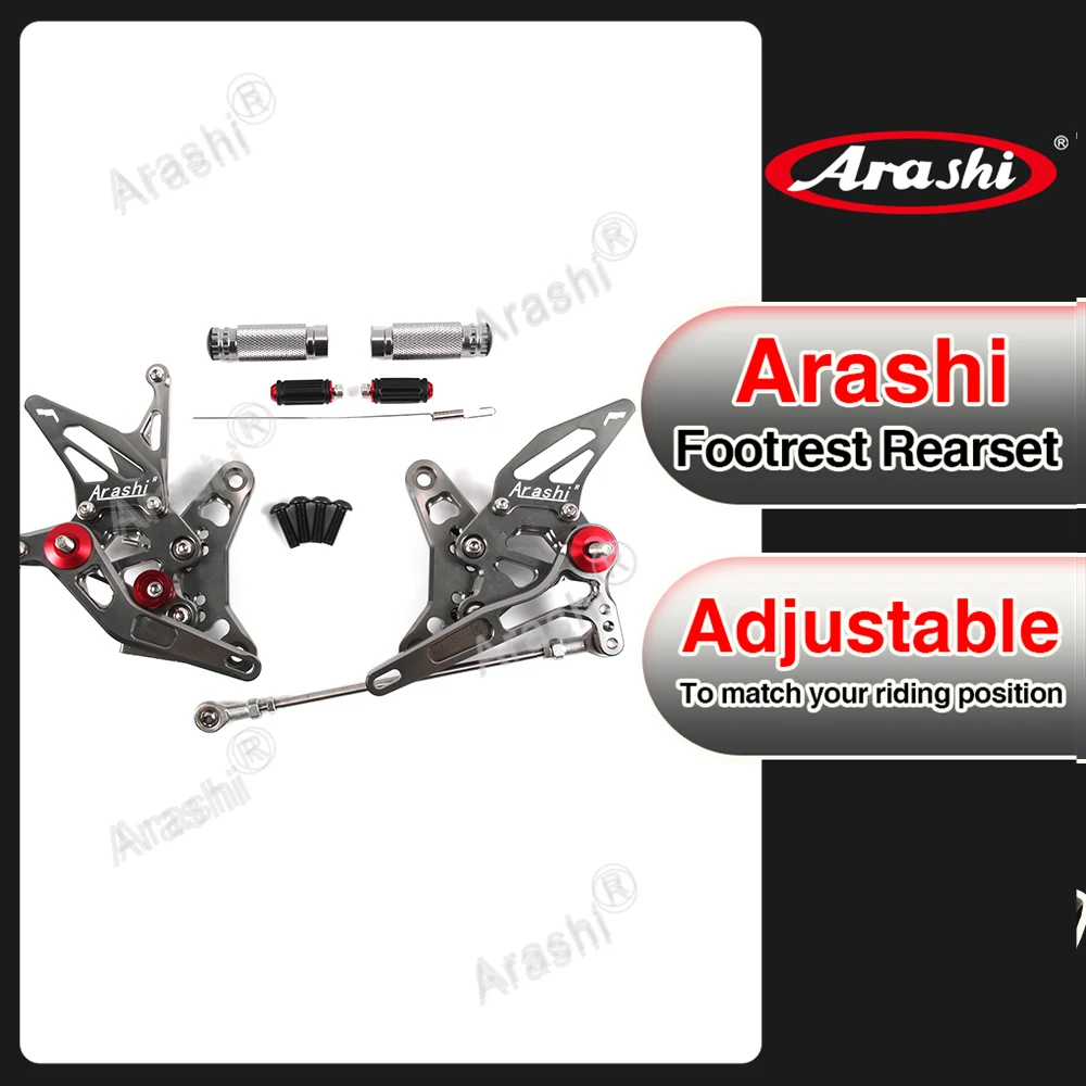 Задние комплекты подножек для мотоцикла SUZUKI SV650 SV650S SV650X 2016-2023 регулируемая