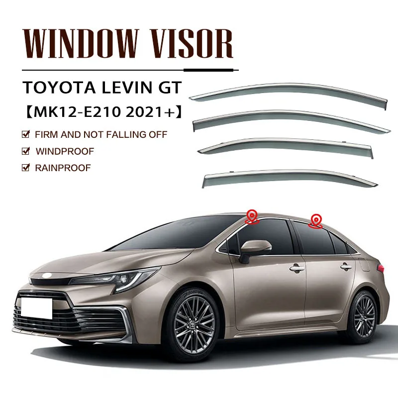 

Козырек для стекла Levin GT, защитная пленка для боковых окон, автомобильные аксессуары