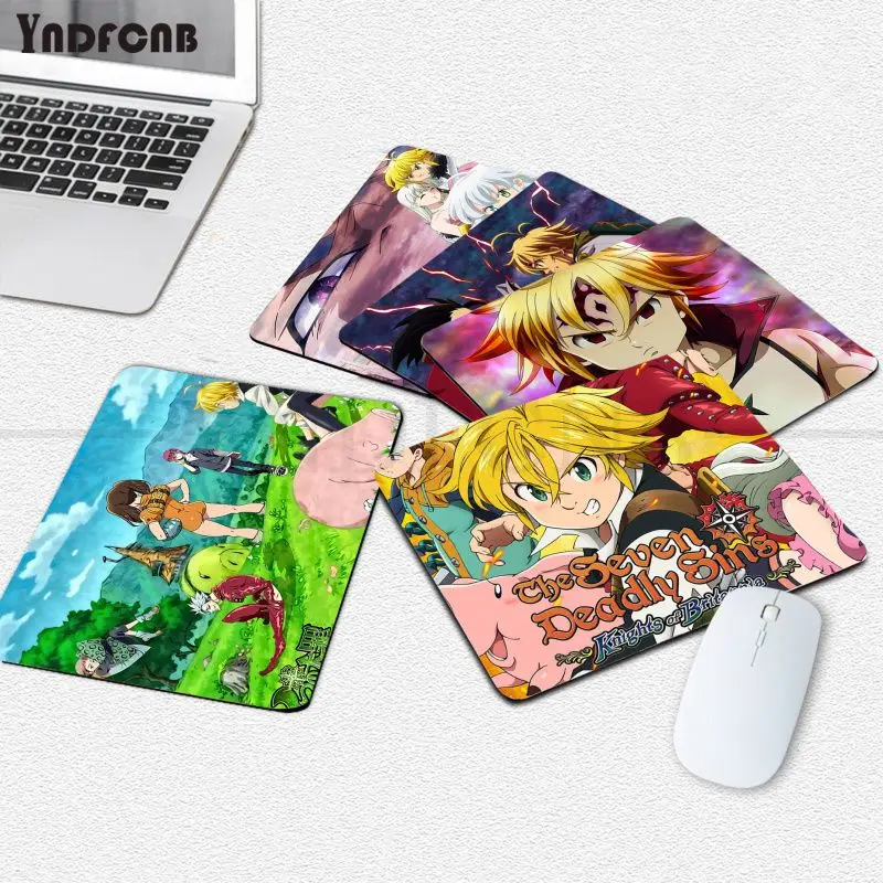 

Anime The Seven Deadly Sins Mousepad Non-slip Lockedge Cartoon Anime Gaming Mouse Keyboard Smooth Company for PC Computer Table