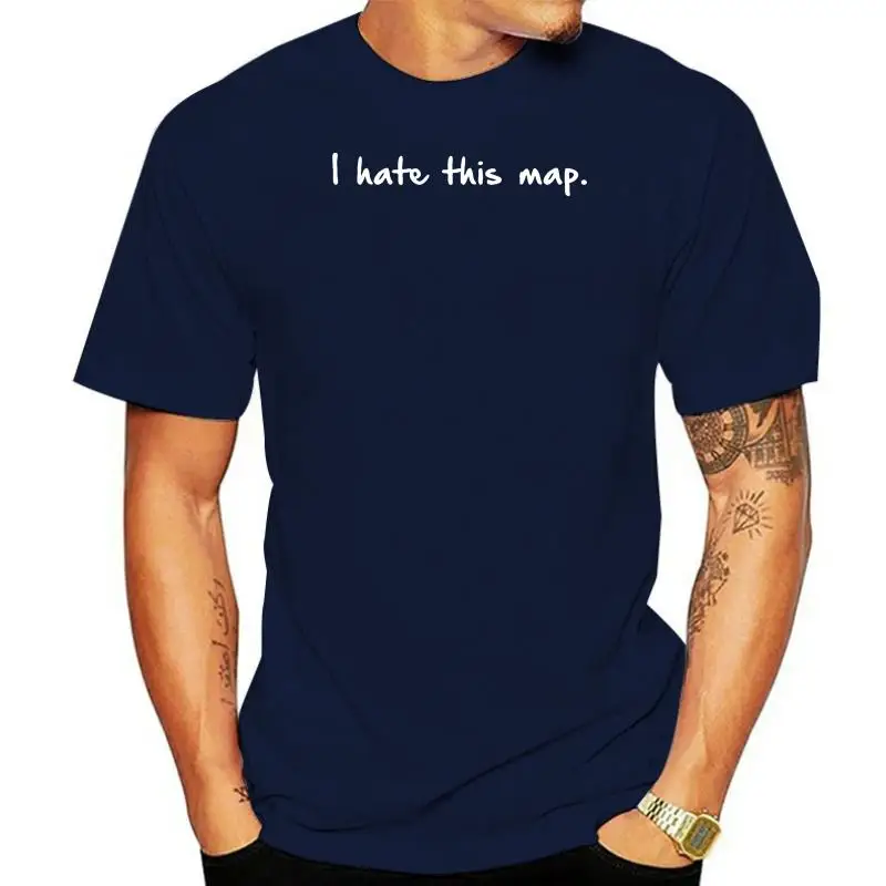 

Men t shirt I Hate This Map Tshirt Video Game Shirts Fps Shirt Retro Gifts for Gamers t-shirt tshirt women
