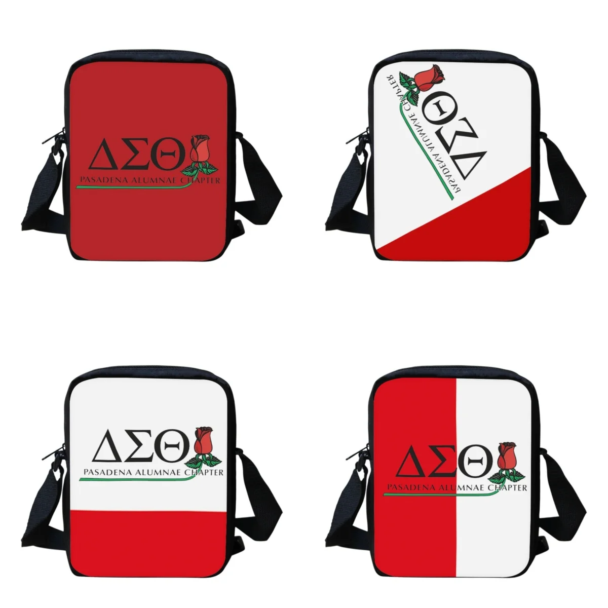 

Сумки через плечо Delta Sigma Theta для женщин, повседневные маленькие женские тоуты на ремне, дорожные спортивные портфели для девушек, дамские сумочки