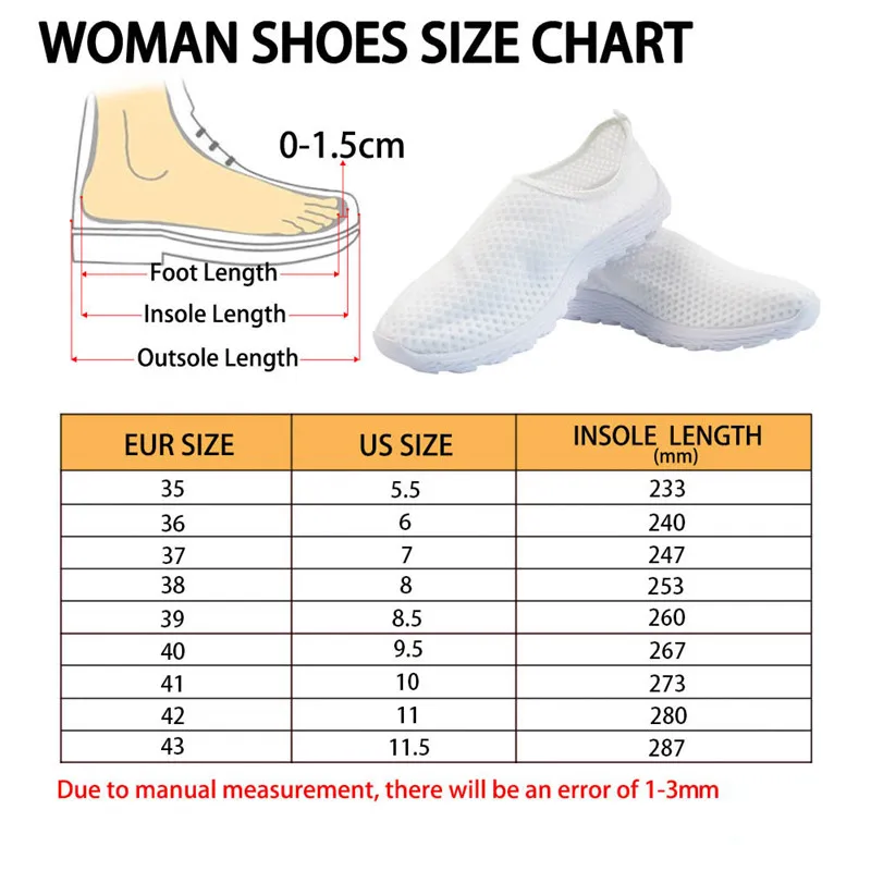 Summer Breathable Mesh Shoes for Girls Butterflies Black White Women's Print Slip-on Flats Round Toe Outdoor Loafers Tennis Hot