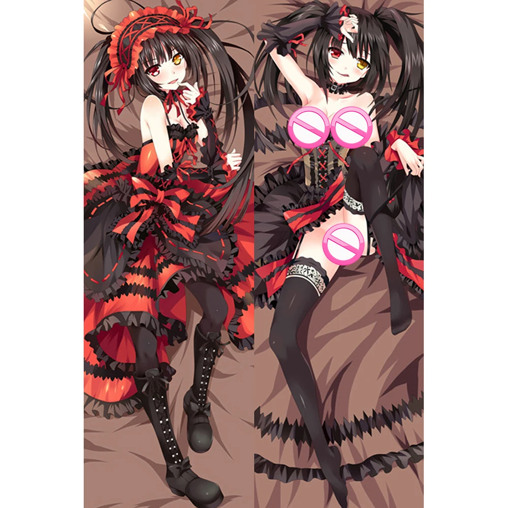 

50x180cm Tokisaki Kurumi Anime DATE A LIFE Body Pillow Case Hugging Throw Cushion Pillow Cover Prop