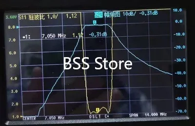 7M 7MHz Band pass filter Filter Bandpass BPF Anti-помехозащищенный увеличивающий чувствительность 200w