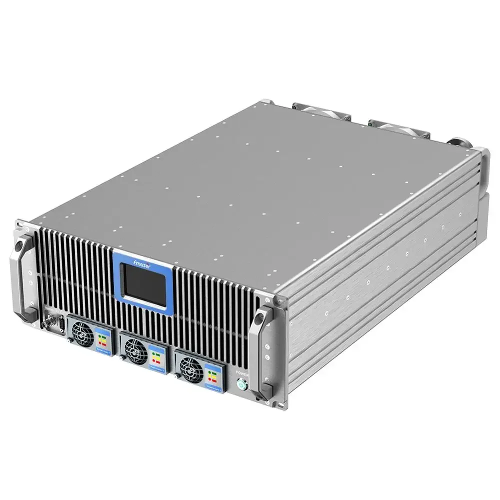 Фото FM-трансмиттер FMUSER FSN-3500T 3500Вт 3000Вт с большой дальностью действия + FM-антенна FU-DV2 87-108 МГц для профессиональных радиовещательных станций №4