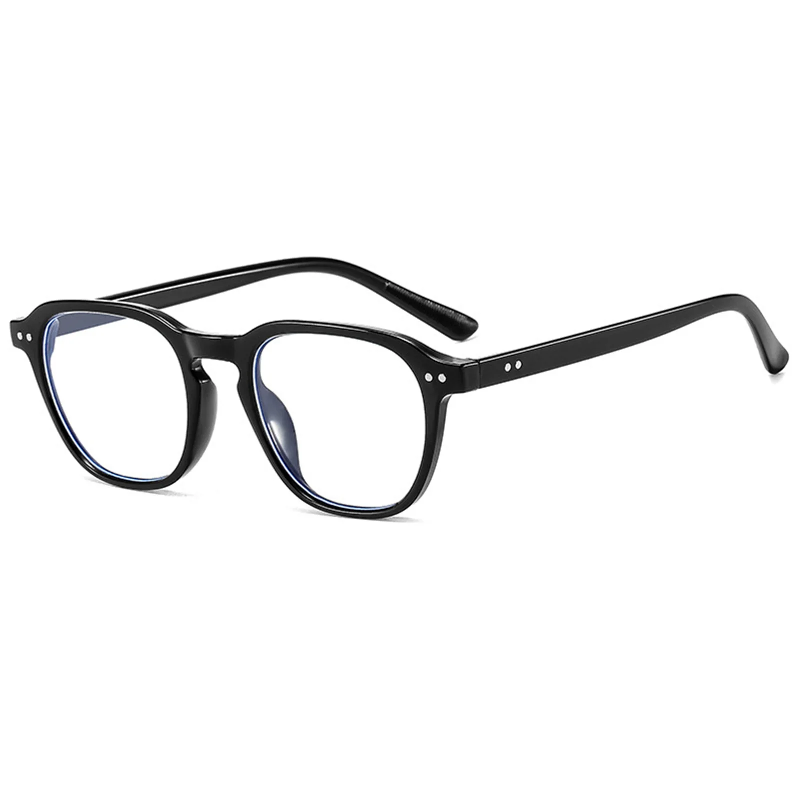 Купи Anti-Blue Glasses Retro Metal Frame Glasses Men and Women General Goggles Goggles Comfortable Anti-Blue Glasses очки прозрачны за 202 рублей в магазине AliExpress