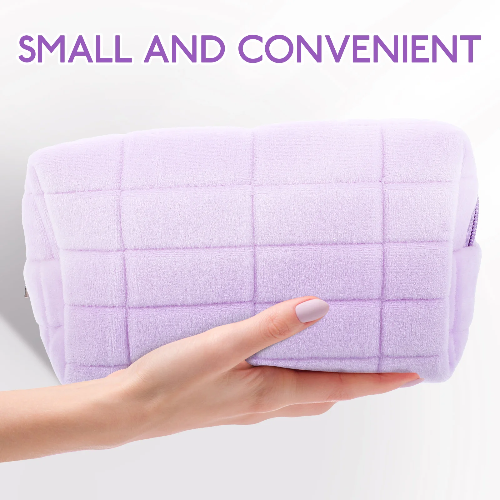 Bag Vanity Cosmetics Women Makeup Bags Pouch for Organizer Zippered Storage Travel Pouches Cute