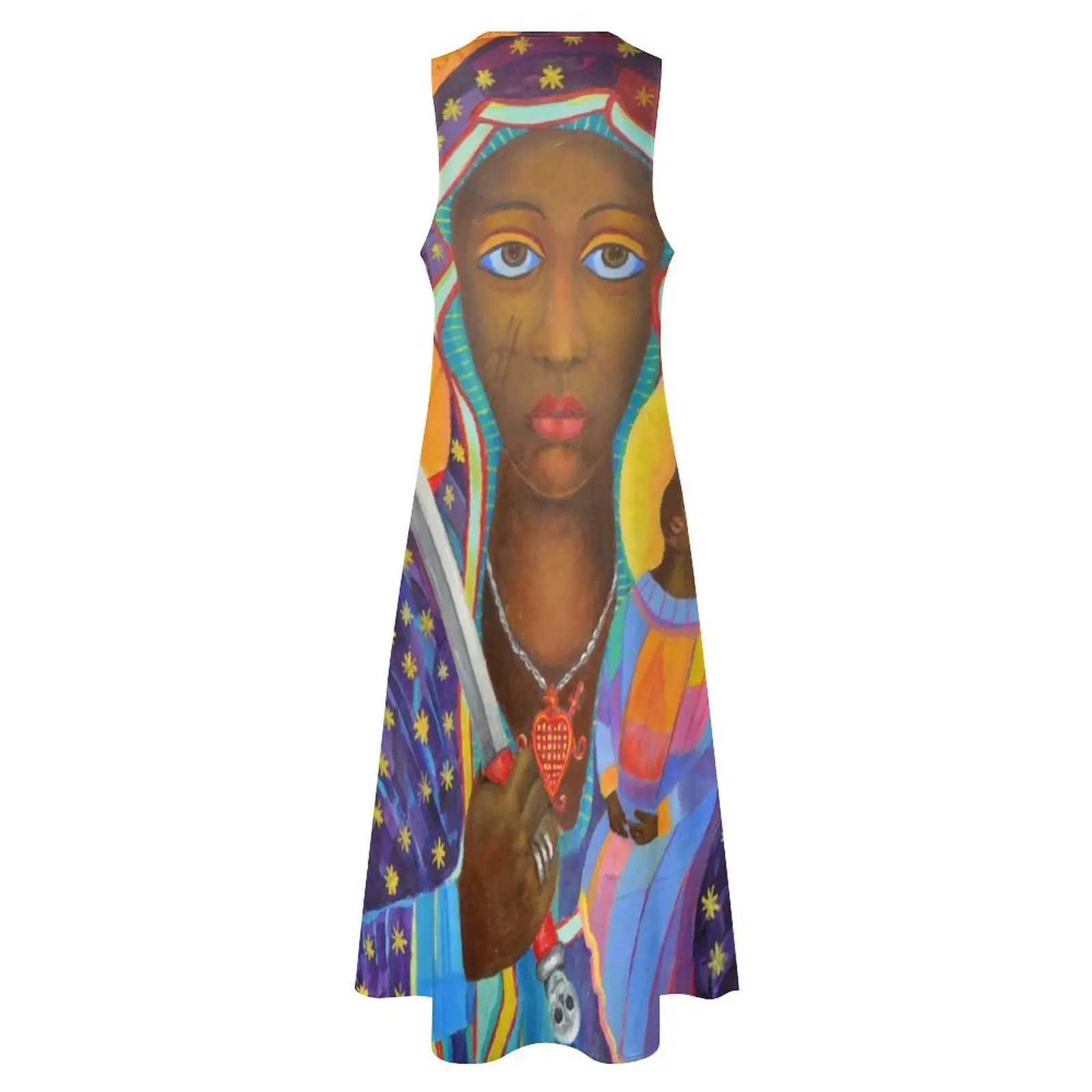 Erzulie Dantor Haitian voodoo art Vodoo art. Картина Эрли Дanto. Длинное платье Danthor или Ezili с