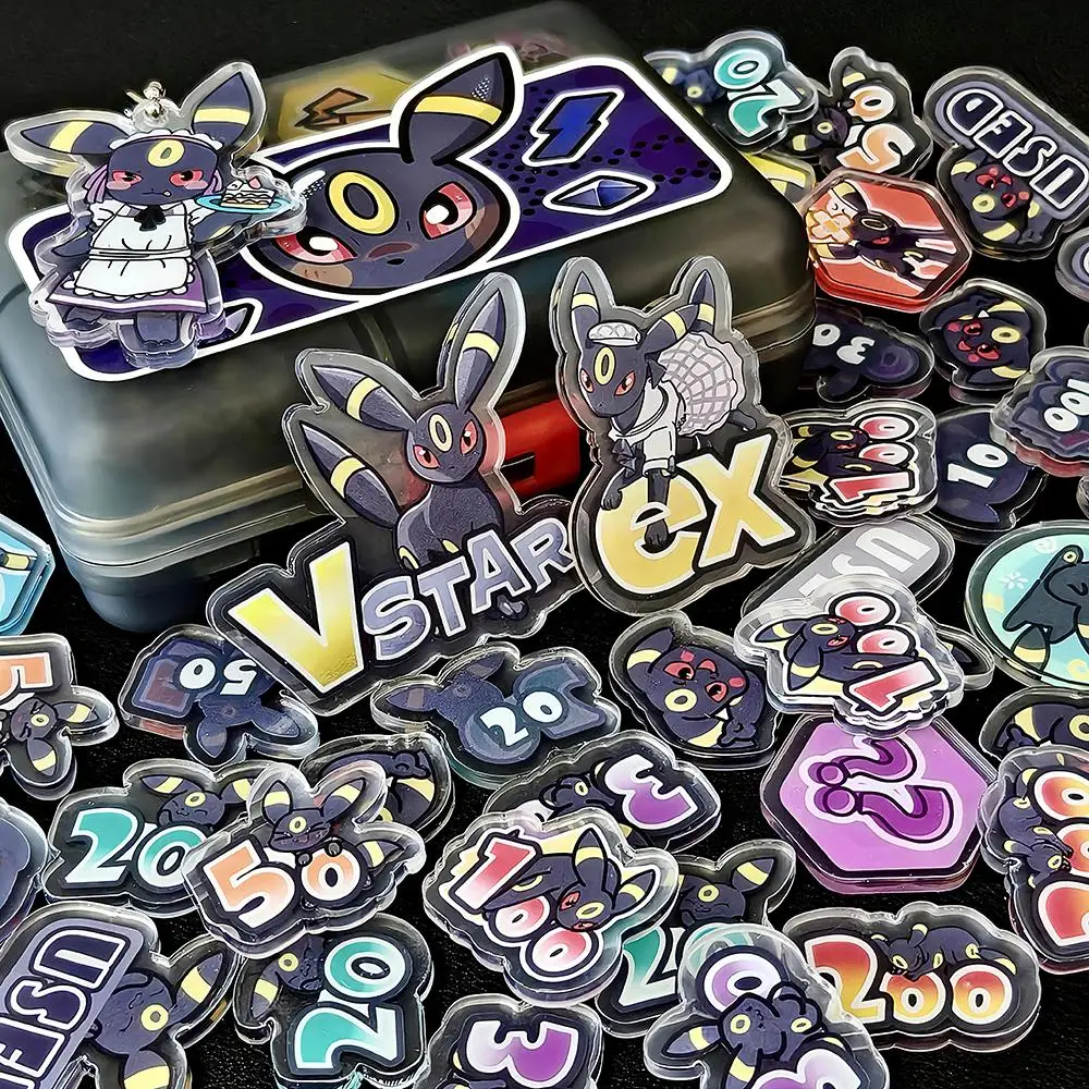 Фото Кастомные кейкапы для механической клавиатуры Umbreon, персонализированные кейкапы для ПК, подарок, игрушка.