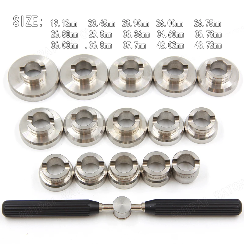 High Quanlity 15pcs Stainless Steel Watch Case Opener Tool Set for Breitling Watch Case Removing enlarge