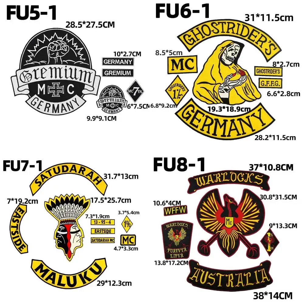 Фотофон с вышивкой, немецкий Байкерский мотоциклист