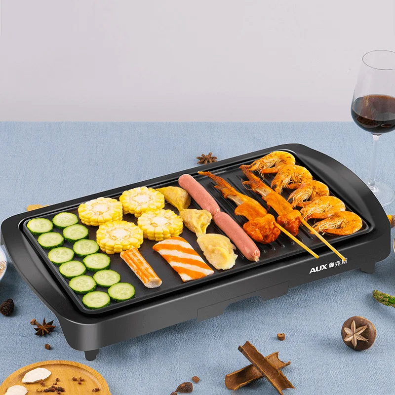 Корейский многофункциональный электрический бездымный гриль для барбекю