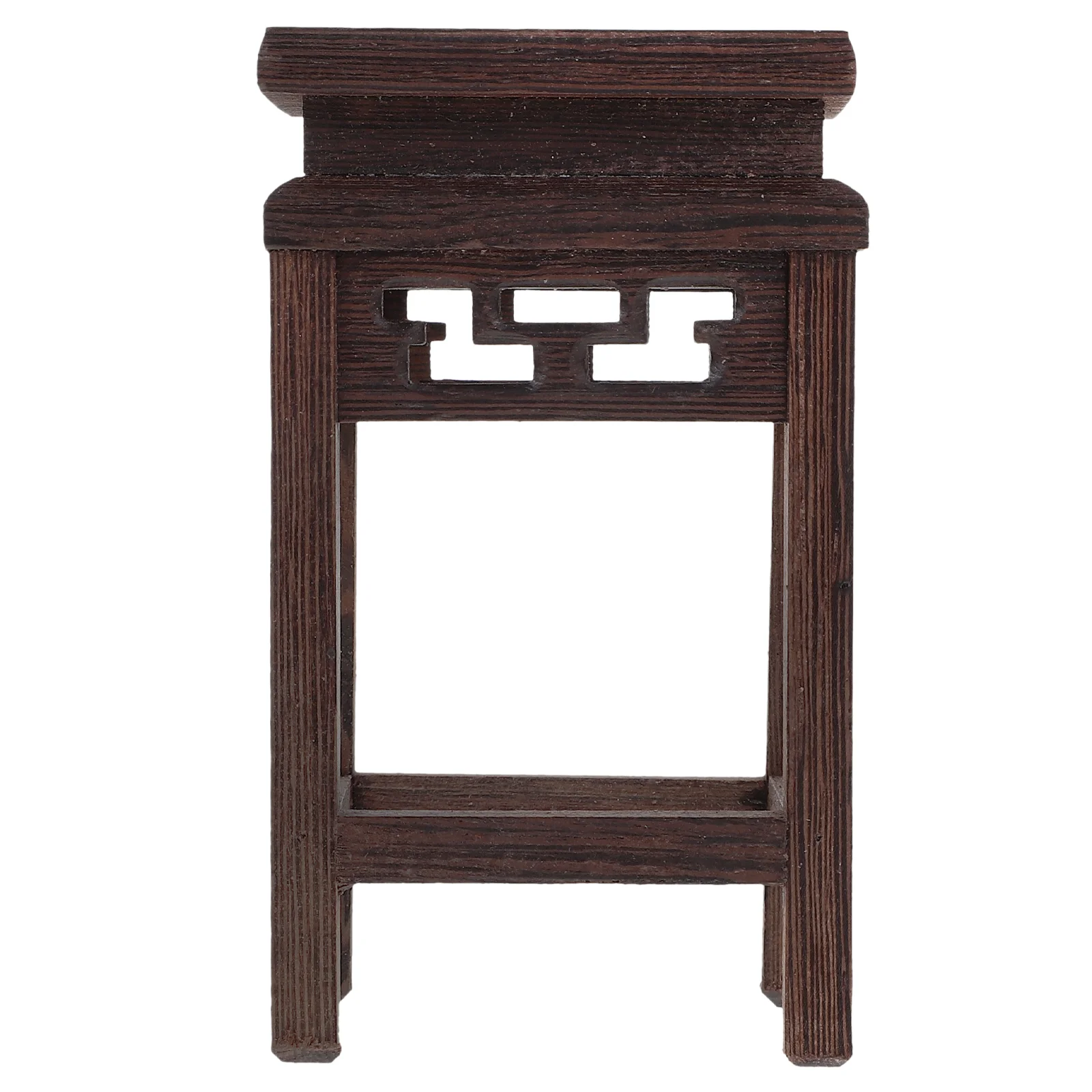 

Base Planter Holder Flower Pot Wood Vintage Display Stand Retro Decor Bracket Shelf Wooden Simple Ornaments