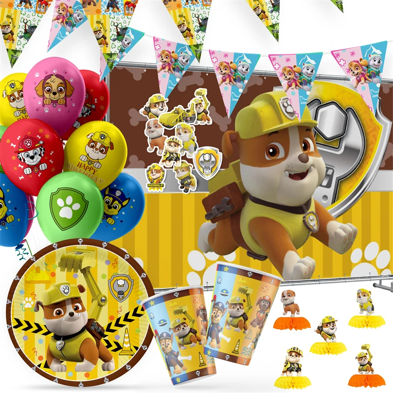 Toon Balloons Disposable Tableware Plates Cup Boy Gift Toys