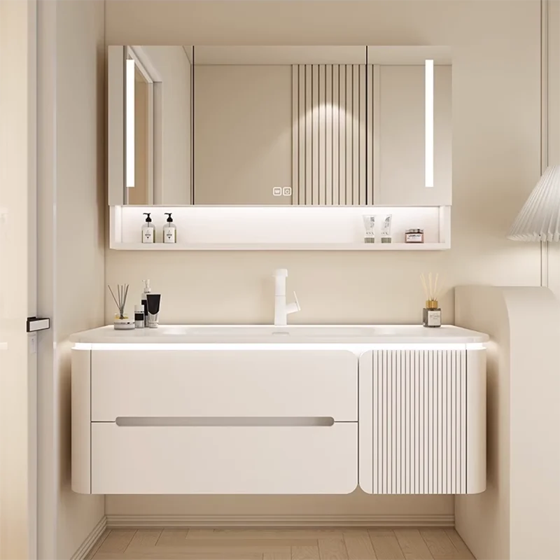 Шкаф для хранения в ванной комнате многофункциональная домашняя мебель экономия