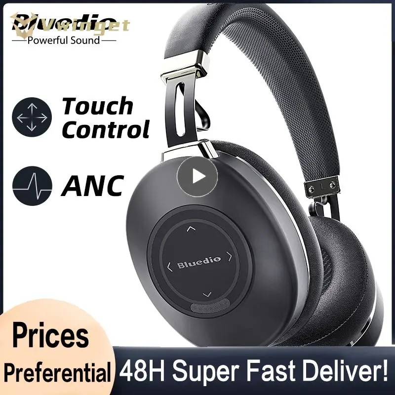 

Компьютерная гарнитура Bluedio H2, bluetooth, беспроводные наушники с шумоподавлением и шагомером