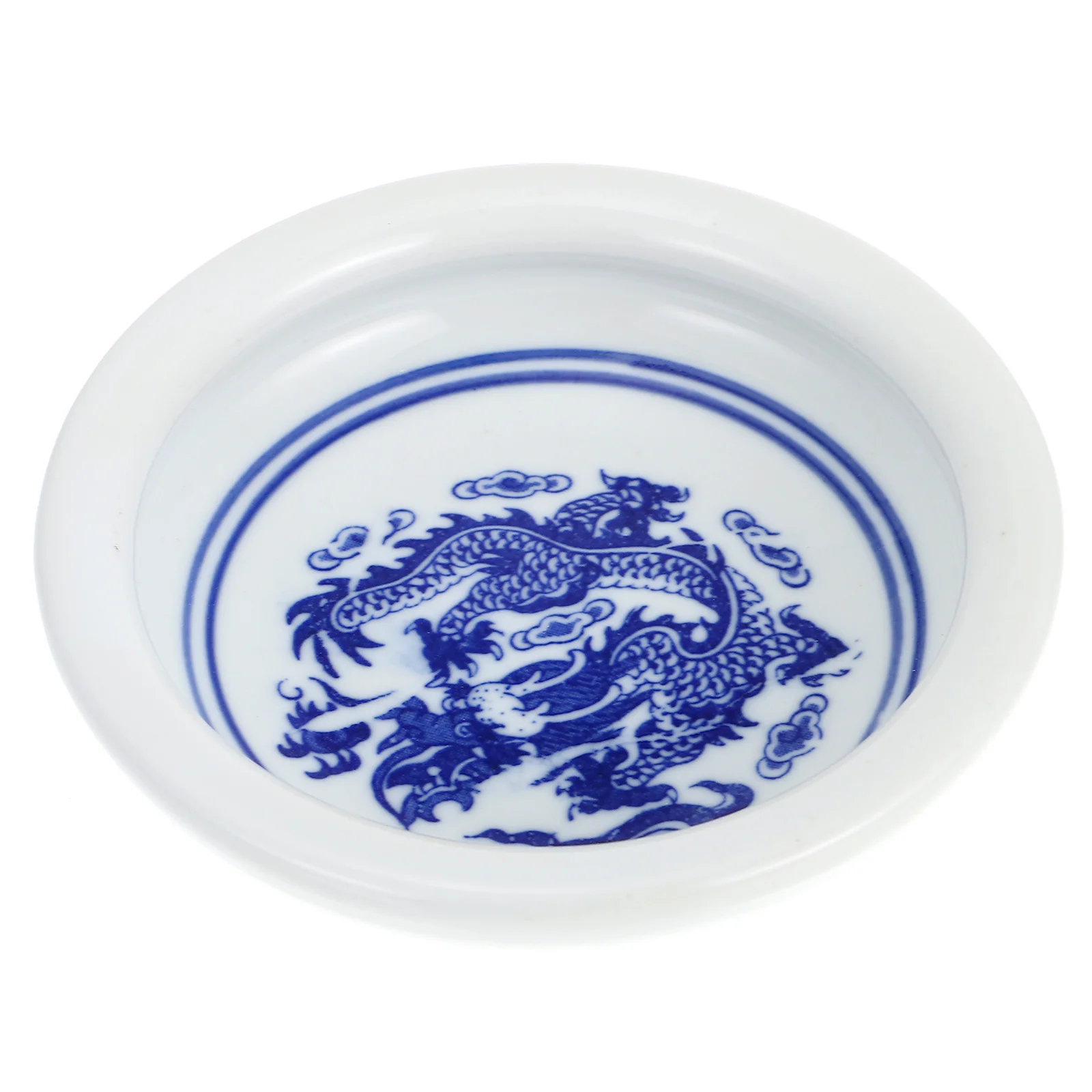 

1Pc Ink Saucer Ceramic Ink Container Chinese Calligraphy Accessory for Office