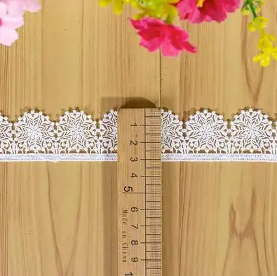 1 ярда в ширину: 3 см изысканные кружевные модные кружева с вышивкой для шитья