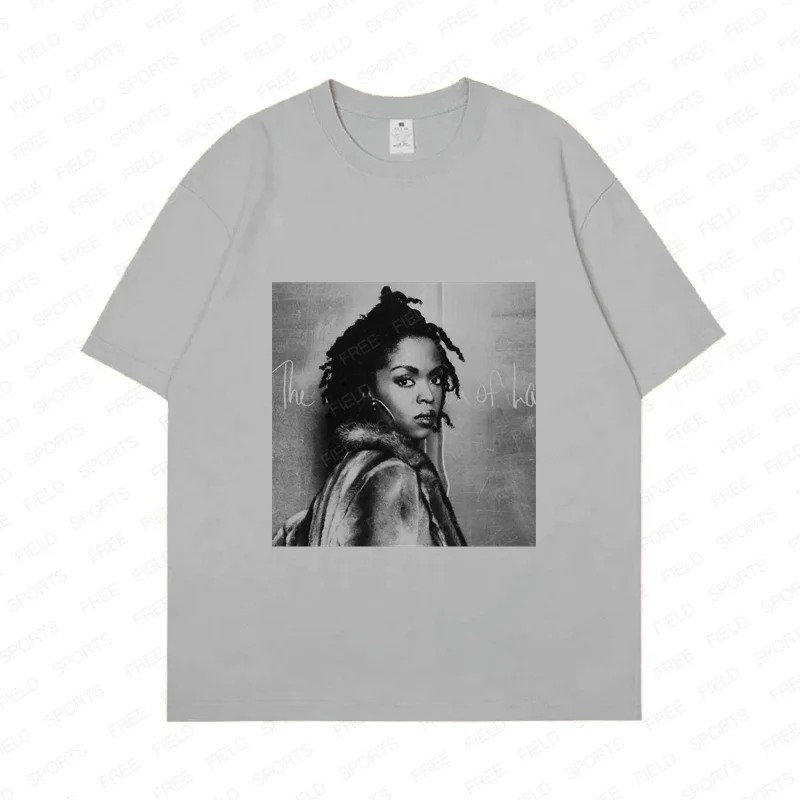 Хлопковая Футболка Унисекс С Коротким Рукавом В Уличном Стиле 90-х Годов