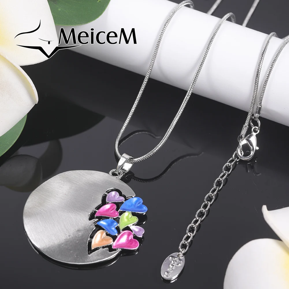 

New in Necklace Pendant Circular Heart Fashion Jewelry Summer 2000s Aesthetic Chokers Unique Gifts Pendants Necklaces for Women