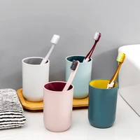 travel mug eco friendly pp water mug toothbrush holder wash cup toothbrush mug plastic non slip bathroom accessories
