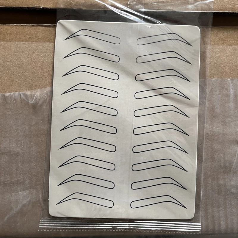 1 шт., латексная Подушечка Для Бровей без чернил