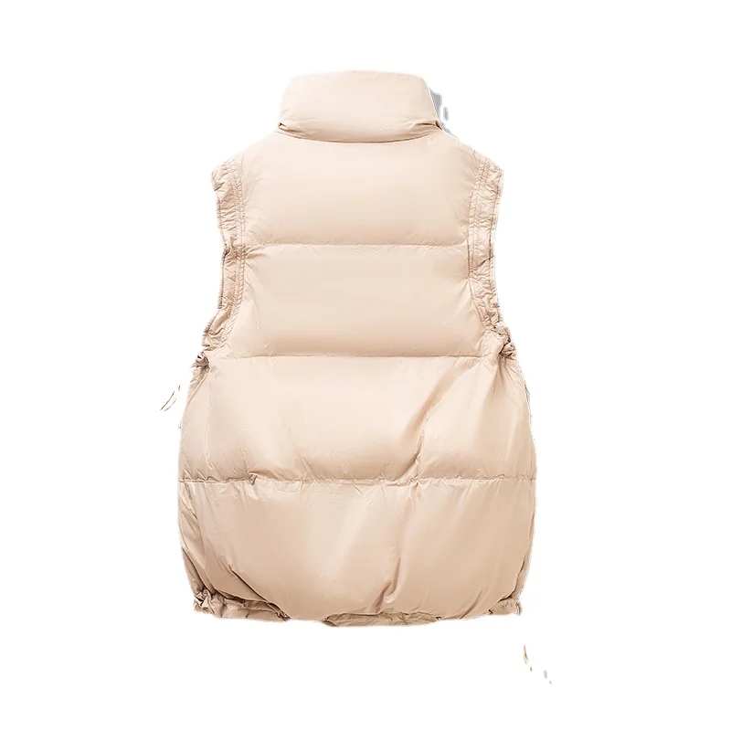 New Women Sleeveless Down Jacket Casual Style Autumn Winter Vest And Female Outwear
