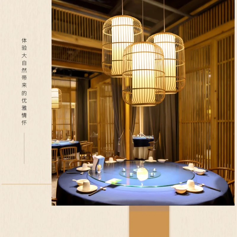 

Chinese style handmade led bamboo chandelier Chinese art living room kitchen bedroom Hotel Garden handmade art bamboo Chandelier
