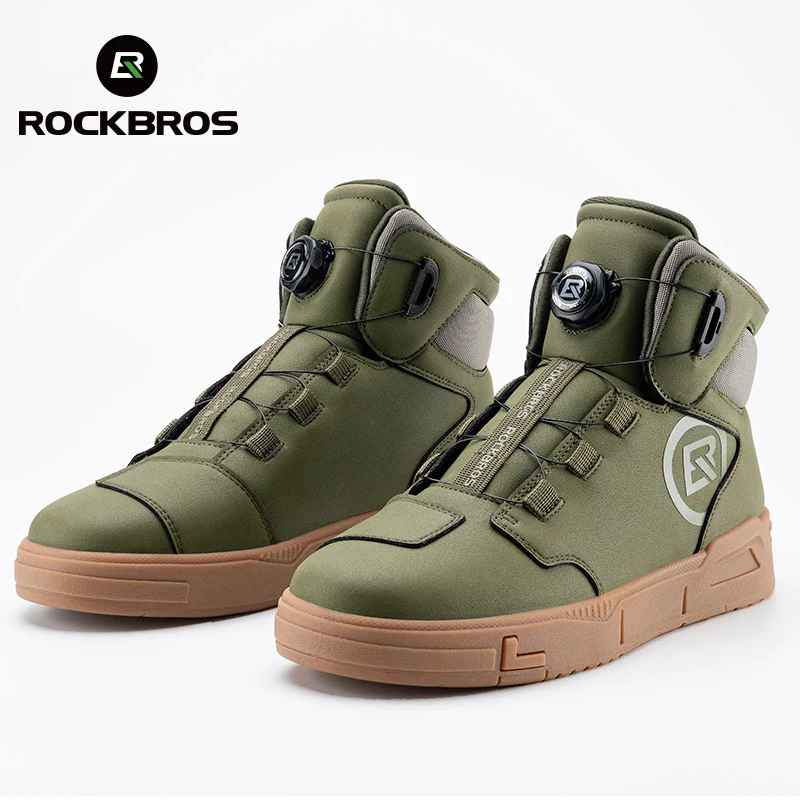 

ROCKBROS Bike Shoes Men Women Flat Boots Cycling Motorcycle Shoes MTB Road Bike Casual Sports Footwear Hiking Bicycle Sneakers
