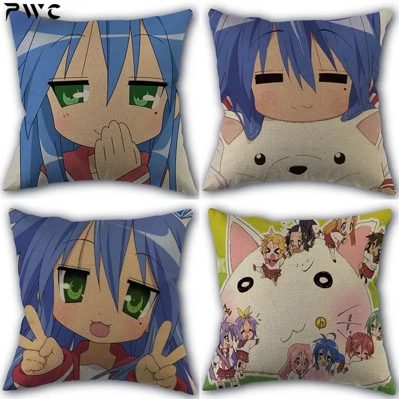 Новое поступление наволочка Lucky Star льняная ткань квадратная на молнии 45X45 см