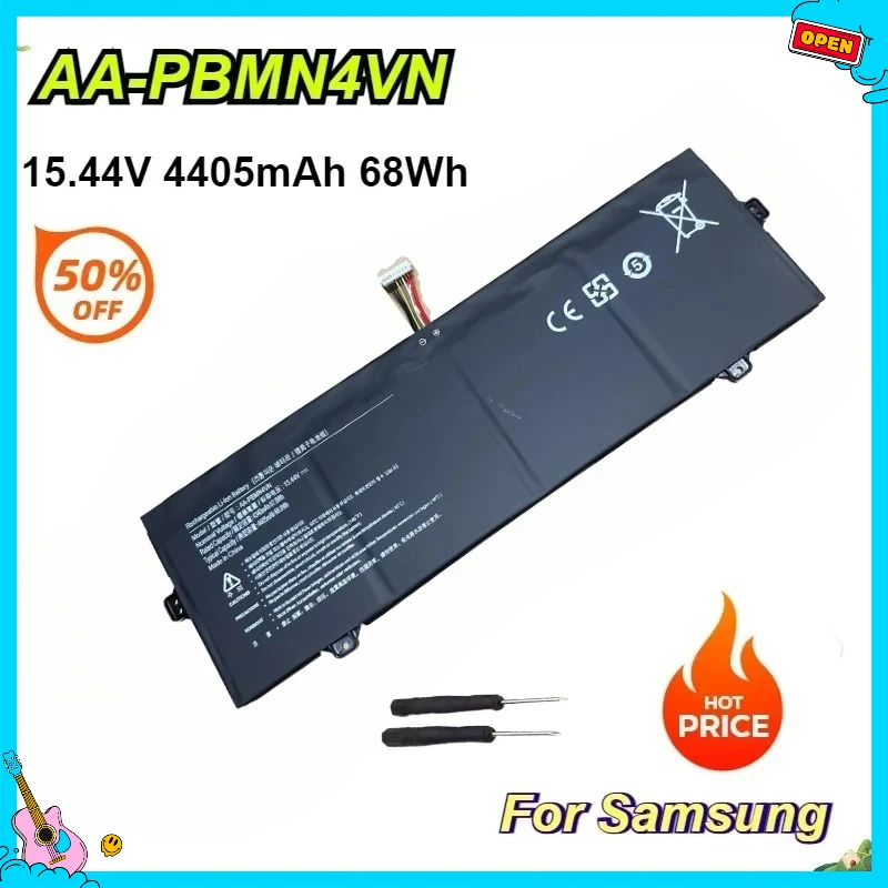 AA-PBMN4VN 15.44В 68Втч Аккумулятор для ноутбука Samsung Galaxy Book Pro 360 NP950QCG NP950QDB NP935XDB BA43-00398 1588-3366 NP900XED (art.: 3920dcedb312b) - 3920dcedb312b
