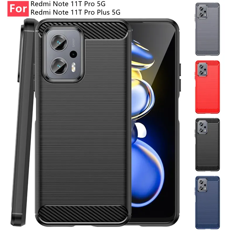 

Чехол для Xiaomi Redmi Note 11T Pro, чехол для Redmi Note 11T Pro, противоударный мягкий чехол из ТПУ для Redmi Note 11T Pro Plus, чехлы