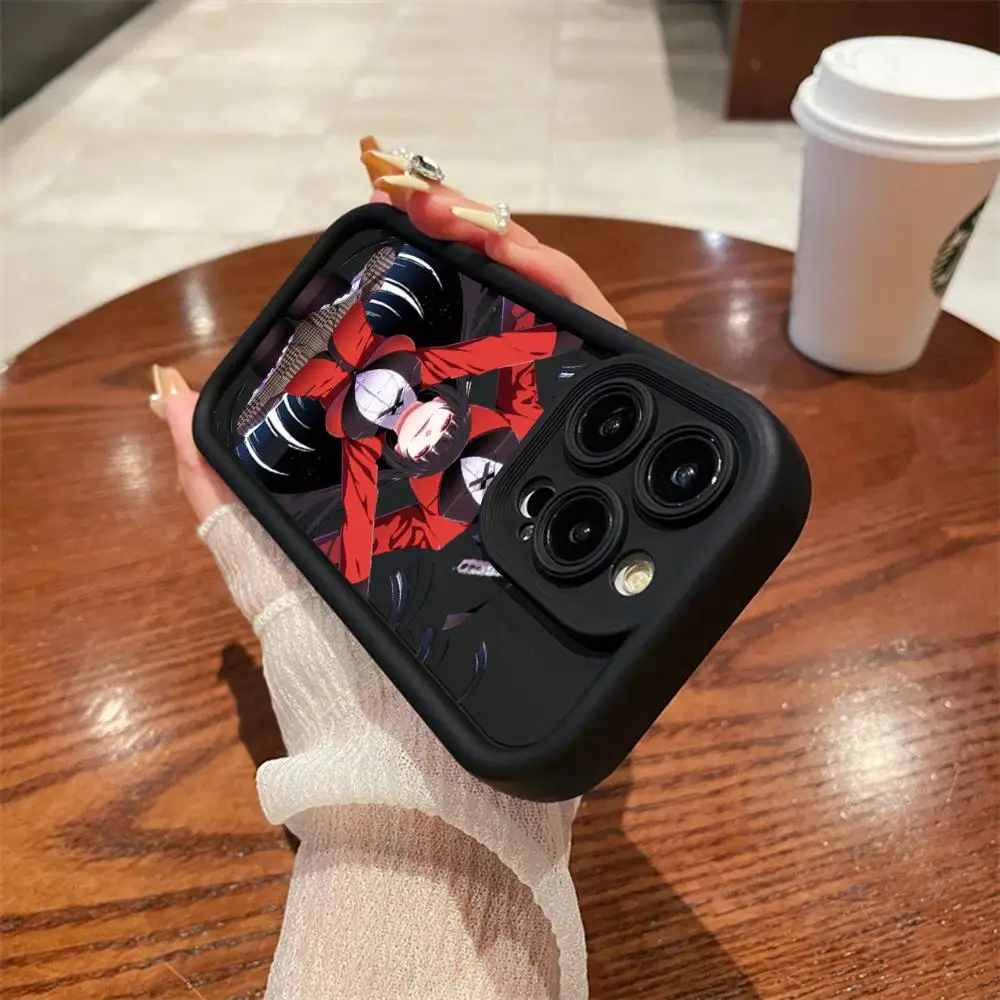 Japanese Anime Kakegurui Jabami Y-Yomeko MINISO Phone Case Eye Ladder For Iphone 11 12 13 14 15 16 Pro PLUS PRO MAX