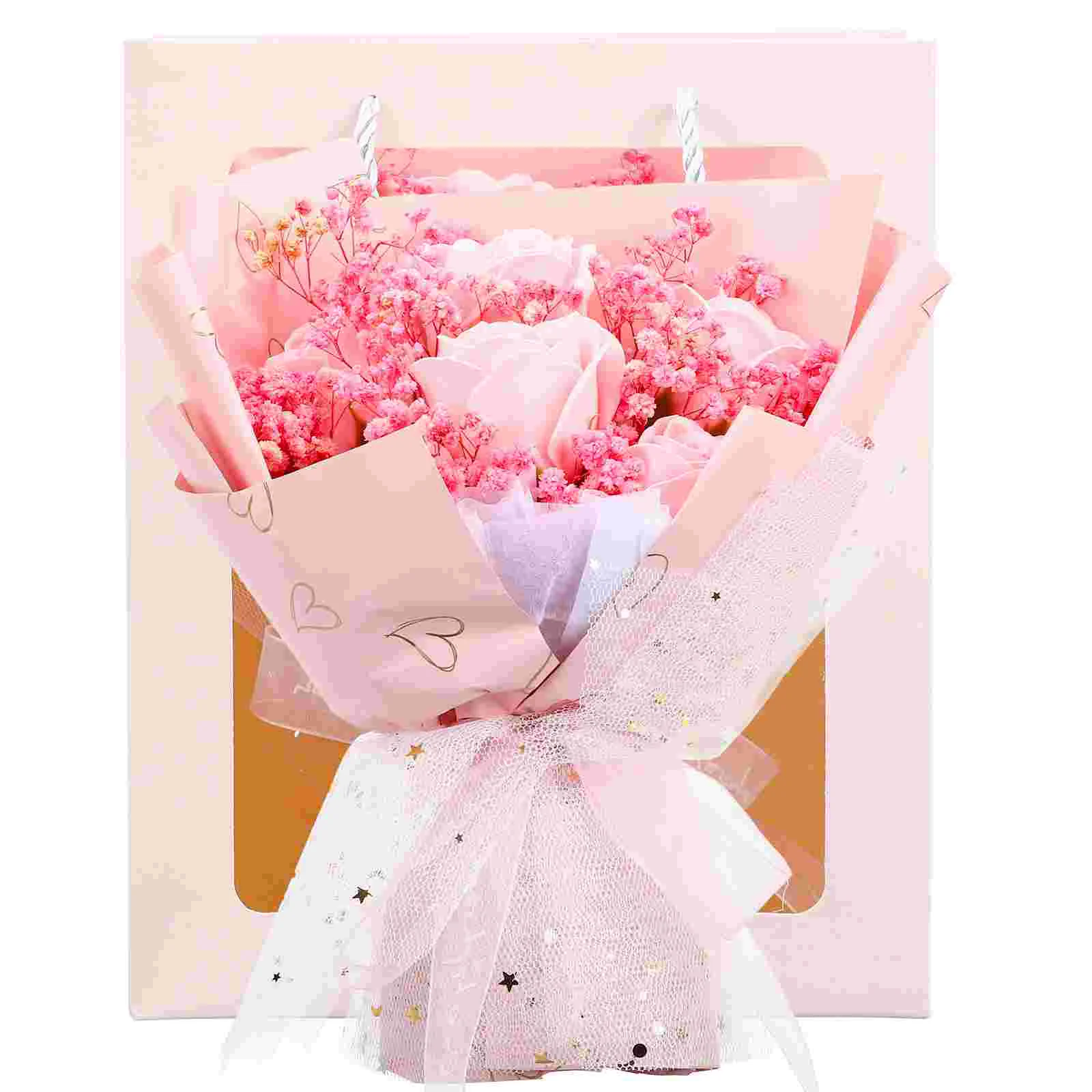 

1 Bunch Dried Flower Bouquet Gift Valentine's Day Romantic Gifts for Girlfriend